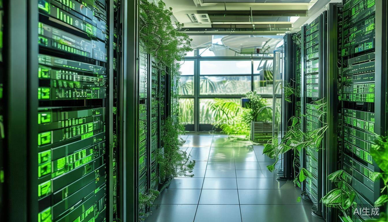 绿色服务器布局：所使用的服务器部署在环保基础设施完